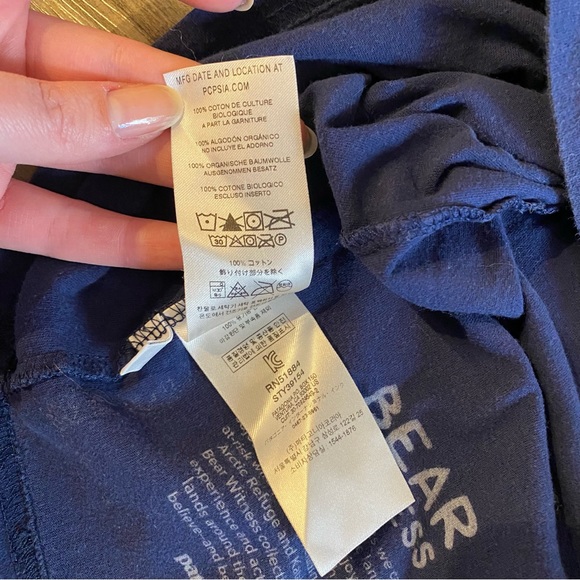 Navy Blue Patagonia Public Lands Now Short Sleeve T-Shirt - Picture 8 of 9